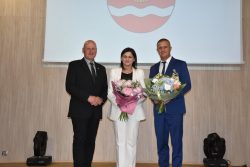 zdjęcie wójta, skarbnik i przewodniczącego rady