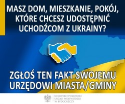 Masz dom, mieszkanie, pokój, które chcesz udostępnić uchodźcom z Ukrainy? Zgłoś ten fakt swojemu urzędowi miasta/gminy