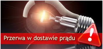 przerwa w dostawie prądu