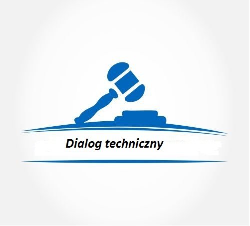 Dialog-techniczny grafika dekoracyjna